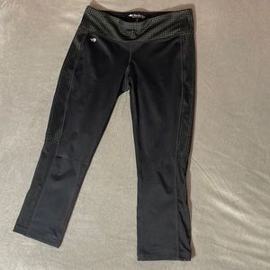 Ideology fitted mostly black 3/4 leggings.